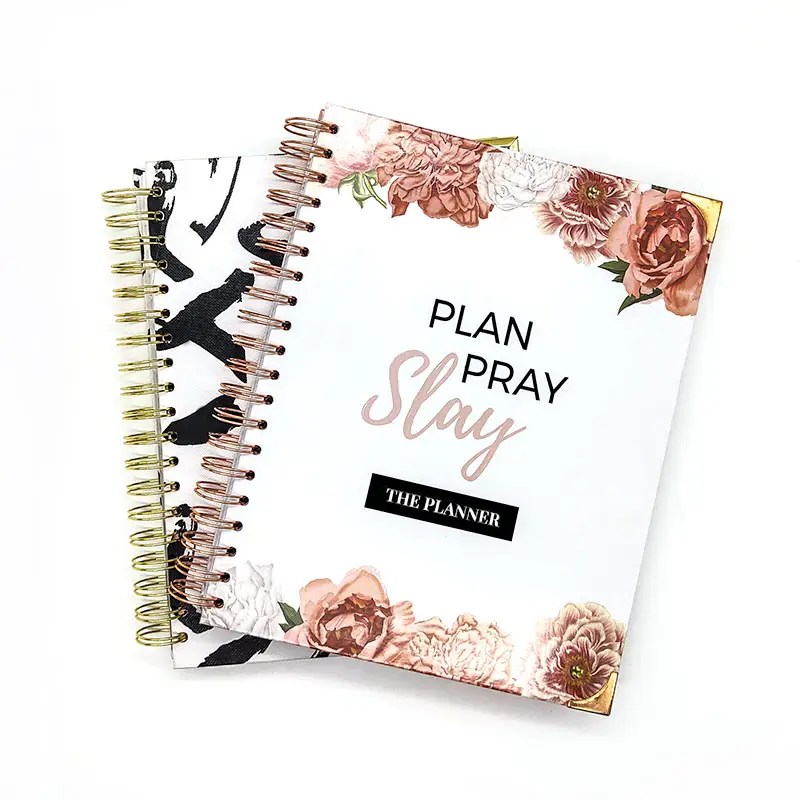 Forniture di stampa personalizzate a spirale settimanale di preghiera devozionale Planner