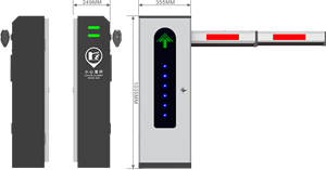 Barriera a Sbarra ad Alta Velocità per Sistema di Pedaggio con Motore Servo, Prodotta con Alluminio Resistente - Product Image 5