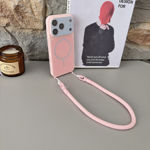 Custodia Ultra Sottile per PC con <span class=keywords><strong>Colori</strong></span> a Contrasto, Protezione Lenti, Ricarica Wireless e Cordino per <span class=keywords><strong>iPhone</strong></span> 15/16/17 Pro Max - Product Image 2