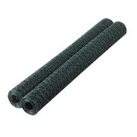Toptan Yeşil PVC Kaplı Altıgen Tel Örgü 60mm Galvanizli Tavuk Kümesi Çiti 1.5m X 15m Kümes Hayvanları Filesi Çiftlik İçin