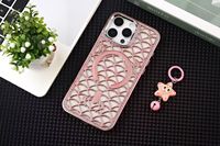 Nouvelle coque de téléphone en TPU avec échelle de couleur diamantée, magnétique, anti-chute, protection intégrale