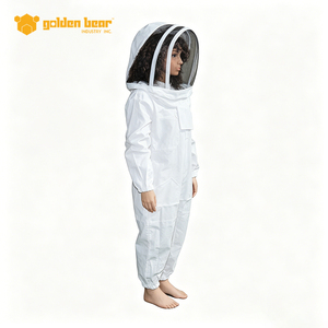Traje de apicultor de cuerpo completo para niños, directo de fábrica, de buena calidad, transpirable, mono de protección para apicultura infantil. - Product Image 4