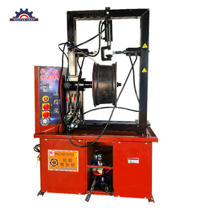 Machine de façonnage de jantes de voiture entièrement automatique, réparation de façonnage en alliage d'aluminium, machine de réparation de déformation de jantes en acier - Product Image 1