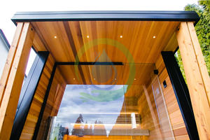 Традиционная деревянная сауна с кубиками красного кедра - Product Image 6