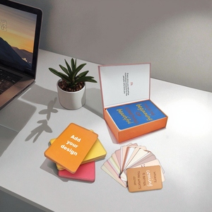 Tùy chỉnh in ấn lo lắng tinh thần khẳng định thẻ hàng ngày khẳng định thẻ boong Truyền Cảm Hứng Tự hộp giấy với Gỗ Đứng - Product Image 4