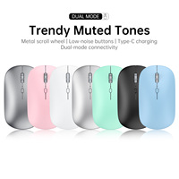 Souris sans fil silencieuse USB promotionnelle à bas prix, portable, en plastique, avec impression de logo personnalisé, multi-appareils, pour usage bureautique, commande en gros