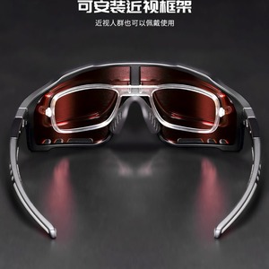 แว่นกันแดดปั่นจักรยานโพลาไรซ์ Kapvoe แบบเต็มกรอบ แว่นตากีฬาอเนกประสงค์ - Product Image 4