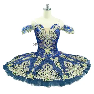 Professionele New Design Custom Size Volwassen Blauwe Klassieke Notenkraker Ballet Tutu Kostuums