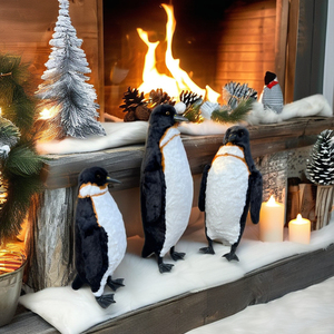 KITE KT-C0622 Realistic Life-Size Penguin Wild Animal Figurine <strong>Christmas</strong> Home Decor <strong>Window</strong> <strong>Display</strong> 70cm/85cm/100cm Ornaments - Product Image 4