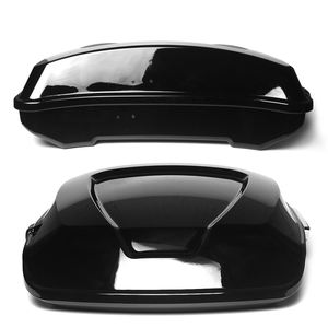 Slim סגנון למעלה מקרה פלסטיק אופנועים קצוץ Trunk חבילת תיבת אחורי עבור הארלי דוידסון סיור - Product Image 3