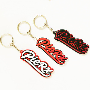 Porte-clés en PVC 2022 articles promotionnels logo personnalisé caoutchouc 3d pvc pvc porte-clés dessin animé - Product Image 3