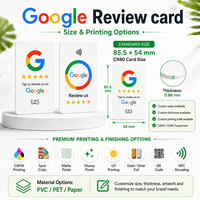 Tarjeta NFC Personalizada con Impresión para Redes Sociales, Reseñas de Google, Tarjetas de Regalo, Programas de Fidelización, Supermercados y Comercios Minoristas