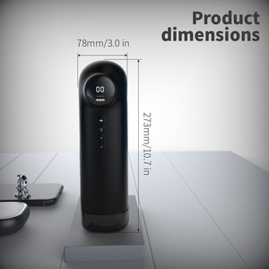Pompe à pénis électrique multifonctionnelle, stimulateur automatique à succion et télescopique avec écran LCD, jouet pour adulte rechargeable pour <span class=keywords><strong>homme</strong></span> - Product Image 6