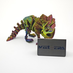 Modelos de Dinosaurios y Rinocerontes Impresos en 3D con Degradado de Color, Figuras de Juguete Impresas en 3D de Acero Inoxidable, Capacidades de Micromecanizado - Product Image 2