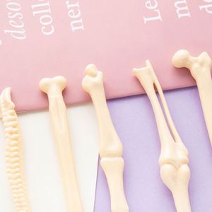 Wholesale Office Student Plastic Stationery 1.0Mm Bone Shape Promotional Ballpoint <b>Pen</b> - Product Image 2
