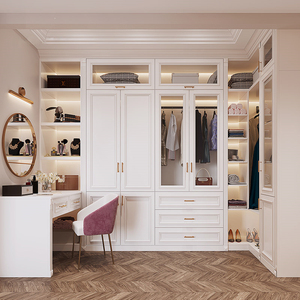 Armoire personnalisée de style <span class=keywords><strong>scandinave</strong></span> moderne avec porte intégrée Armoire pour toute la maison Armoire de rangement pour chambre à coucher et hôtel <span class=keywords><strong>Dressing</strong></span> - Product Image 3