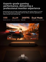 Projecteur XGIMI Z9X 4K avec puce MT9681, augmentation de 63% du processeur, 100% GPU, 1300 CVIA lumineux, zoom optique 0.98-1.3:1, projecteur de jeu intelligent