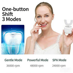 Cepillo de Dientes Eléctrico Inteligente en Forma de U, 90 Días de Duración, Vibración Sónica de Alta Frecuencia, Certificado por la FCC/CE para Adultos - Product Image 4