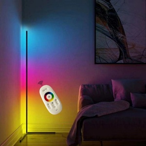 RGB LED Corner Floor <b>Lamp</b> for Household and Hotel Minimalist Design with <b>Remote</b> <b>Control</b> - Product Image 6
