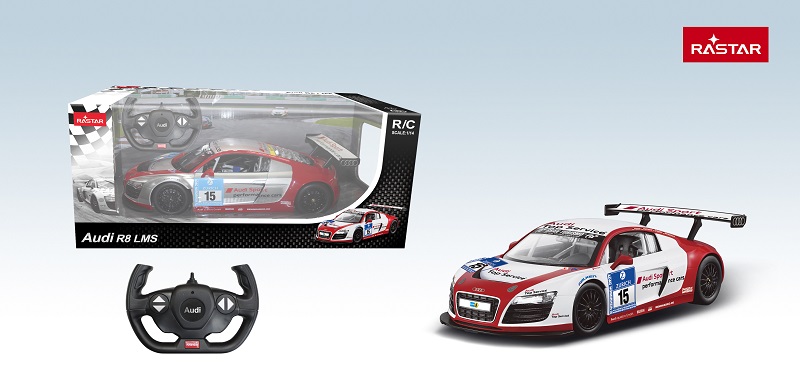Rastar Audi R8 LMS ラジコンカー 1:14 電動プラスチック 14歳以上用