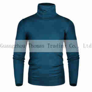 ¡Oferta! Camisetas manga larga cuello tortuga diseño Color liso otoño para <span class=keywords><strong>hombre</strong></span> - Product Image 5