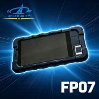 HFSecurity Fp07 Tablet Genggam Pengenal Sidik Jari 7 Inci Android 11 Tablet Absensi Mobile untuk Pemerintahan