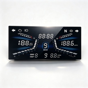 Autocollant imprimé personnalisé en PVC/PET pour écran d'instrument de moto en PMMA : Compteur de vitesse, compte-tours, indicateur de vitesse, odomètre, totalisateur de trajet - Product Image 1