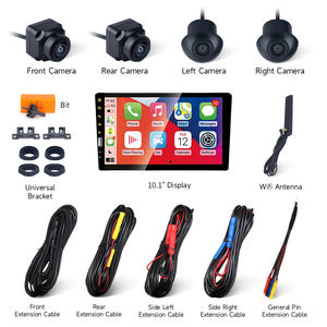 Lecteur multimédia automobile universel TS18 3D 360 avec caméra de recul, écran tactile de navigation, lecteur DVD Android pour unité principale 9/10 pouces - Product Image 6