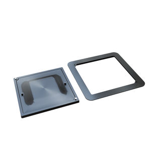 EN124 B125 사각 맨홀 뚜껑 465x465 나사 포함 복합 맨홀 탑 - Product Image 6