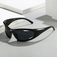 Twooo 89179 gros lunettes d'équitation forme spéciale creux Y2K lunettes de soleil hommes