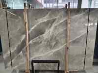 Dalle de marbre gris Thundrous, durable, écologique, imperméable, moderne, pour intérieur et extérieur, escalier, salle de bain, salle à manger, entrée, chambre, couloir