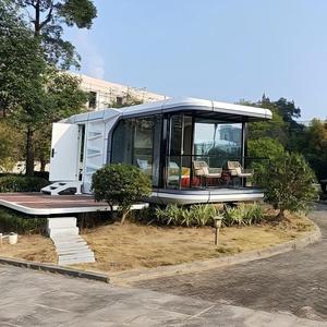 Villa mobile <span class=keywords><strong>de</strong></span> luxe <span class=keywords><strong>à</strong></span> <span class=keywords><strong>service</strong></span> unique Maison <span class=keywords><strong>de</strong></span> capsule spatiale en acier préfabriquée Sleeping Pod contre <span class=keywords><strong>la</strong></span> Corée du Sud Petite maison intelligente - Product Image 4