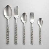 Ensemble de couverts en acier inoxydable sans BPA, résistant au lave-vaisselle, pour buffet, restauration, restaurant, hôtel