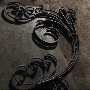 Wrought sắt hàng rào lưới mắt cáo & cửa trang trí - Product Image 3