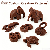 Impresora 3D de Chocolate y Azúcar Semiautomática de Grado Alimenticio con Nivelación Automática USB para Repostería Personalizada y Arte Dental