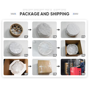 Jantes en alliage de voiture forgées pour BMW E90, vente flash, design creux hyper noir, <span class=keywords><strong>18</strong></span>, 19, 20 pouces, 5x112 - Product Image 6