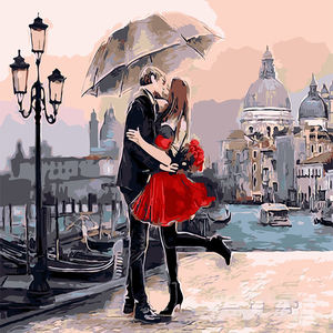 <span class=keywords><strong>Portrait</strong></span> de fille peint à la main en acrylique moderne bricolage Art mural Kit de peinture à l'huile avec toile 3D décoration de la maison cadeau <span class=keywords><strong>dessin</strong></span> par numéro - Product Image 4