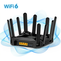 Routeur maillé domestique Wi-Fi 6 AX3000 double bande 2.4G & 5G haute vitesse avec pare-feu, nouveau routeur sans fil Gigabit Ethernet OpenWrt