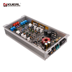 เครื่องขยายเสียงรถยนต์ KUERL 4 แชนแนล 4x80W คลาส AB อลูมิเนียมอัลลอยด์ กำลังขับสูง สำหรับอัพเกรดเสียงในรถยนต์ - Product Image 2