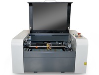 Graveur/coupeur laser CNC de bureau 4040/4050, machine de découpe laser CO2 portable pour acrylique, cristal, PVC, cuir, caoutchouc, bois, pierre