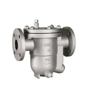 Cast steel stainless steel WCB CF8 free ball float flanged steam trap condensate drainer