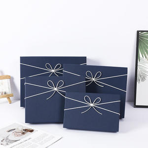 FTS-Caja <span class=keywords><strong>de</strong></span> regalo <span class=keywords><strong>de</strong></span> embalaje con tapa, Logo personalizado, papel <span class=keywords><strong>de</strong></span> cartón, <span class=keywords><strong>ropa</strong></span>, camiseta, venta al por mayor - Product Image 2