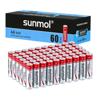 Batería alcalina AA+AAA de 1,5 V, batería desechable, voltaje estable, duradera, excelente rendimiento, adecuada para control remoto