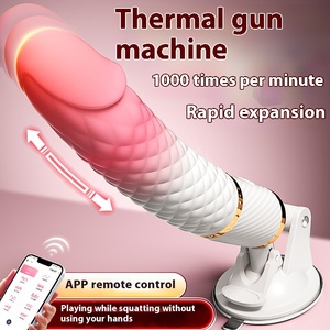 Consolador de máquina sexual telescópico de empuje completamente automático, Juguetes sexuales Vibradores para adultos para mujeres - Product Image 2