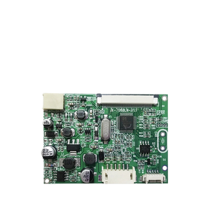 Kích thước nhỏ RGB/TTL <span class=keywords><strong>LCD</strong></span> ban kiểm soát với 2 cách AV/CVBS đầu vào 1024x600 Độ phân giải 300cd/M độ sáng cho 7 "~ 10.1" <span class=keywords><strong>LCD</strong></span> module - Product Image 1