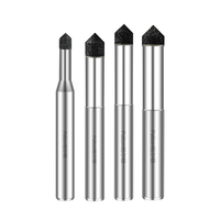 Fresas de Corte Sinterizadas de Diamante Palton para CNC, para Cortar Cerámica, Vidrio, Cuarzo, Carburos, Piedra y Plásticos