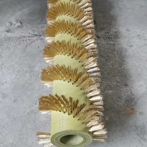 תעשייתי חוט נירוסטה גלילי פלדה מברשת רולר יעיל להסרת ליטוש זיפים חומר פלסטיק למתכת - Product Image 3