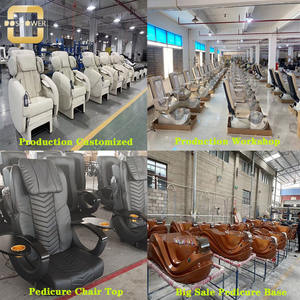 Sillas de Barbería Eléctricas Vintage Reclinables 180°, Muebles de Salón, <span class=keywords><strong>Mayorista</strong></span> de Fabricante para Peluquería, Spa Capilar, Color Personalizado - Product Image 2