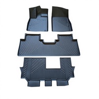 Accessoires automobiles OEM, tapis de sol de voiture en caoutchouc TPE robuste 7 places, antidérapant, protection toutes saisons, 3 pièces pour Trumpchi M6 PRO