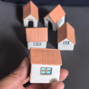 סיטונאי מיני בובות שרף חיות מחמד בית כלב בית 3 מיני פיגורטן צעצועים מיניאטוריים לילדים ילדים - Product Image 2